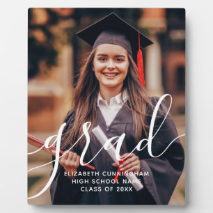 Graduate Simple Modern Script Classic Foto Fotoplatte