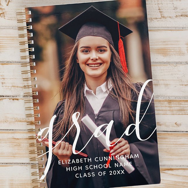 Graduate Simple Modern Script Classic Foto Planer (Von Creator hochgeladen)