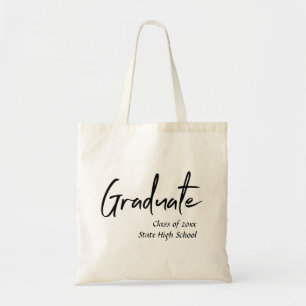 Graduate-Tasche mit Monogramm und Name Tragetasche
