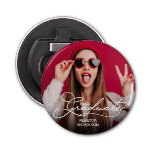 Graduate Typografy Foto Simple Flaschenöffner