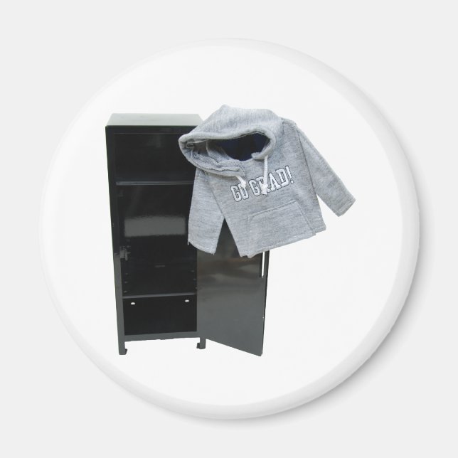 GraduateHoodieLocker051009 Magnet (Vorne)