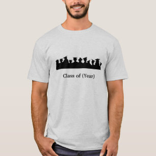 Graduates Silhouetten Tshirt Anpassen das Jahr!