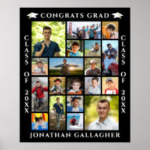 Graduation 19 Photo Collage Congrats Grad
