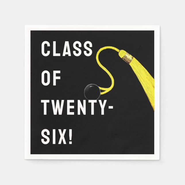 Graduation 2026 serviette (Vorderseite)