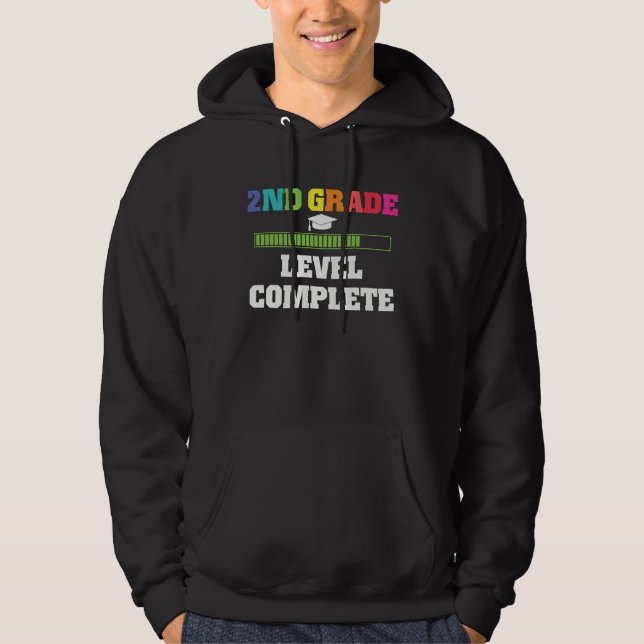 Graduation 2ND Grade level complete Hoodie (Vorderseite)