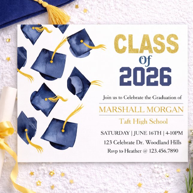Graduation Announcement | Grad Party Einladung (Von Creator hochgeladen)