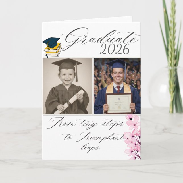 Graduation announcement  karte (Vorderseite)