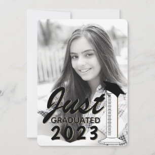Graduation Announcement Science Graduated Cylinder