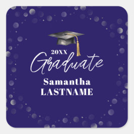 Graduation Any Year Announcement Seal Sticker