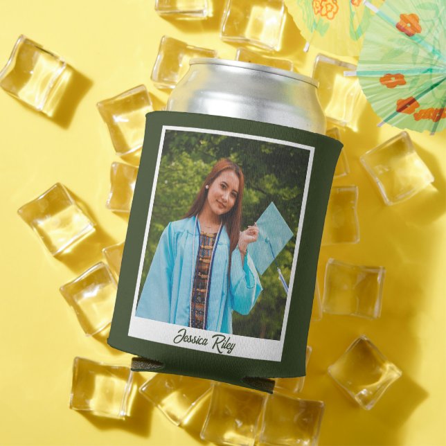 Graduation Beer Cooler - Personalized Photo Gift Dosenkühler (In Situ Sommer)