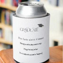 Graduation Cap Fun Fakten 2023 Dosenkühler