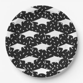 Graduation Cap Napkins Pappteller