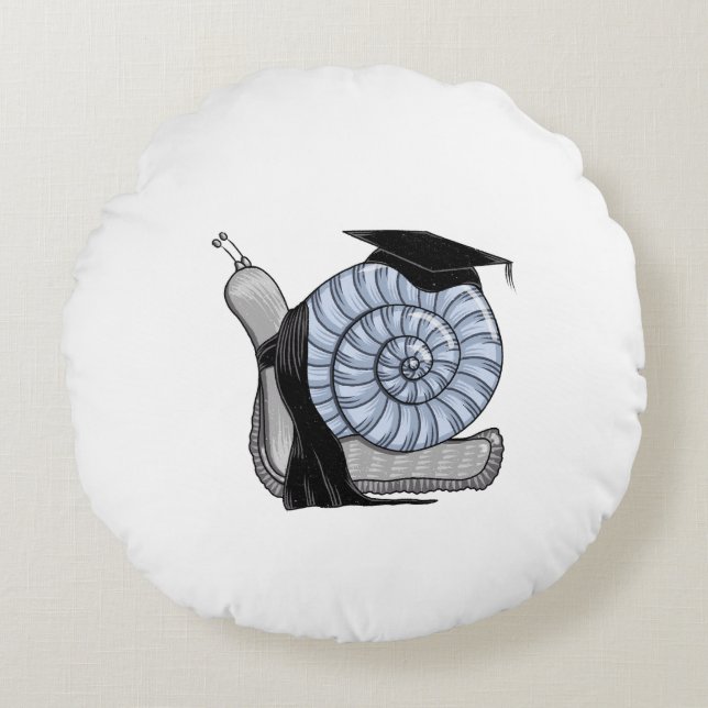 Graduation celebration  rundes kissen (Vorderseite)