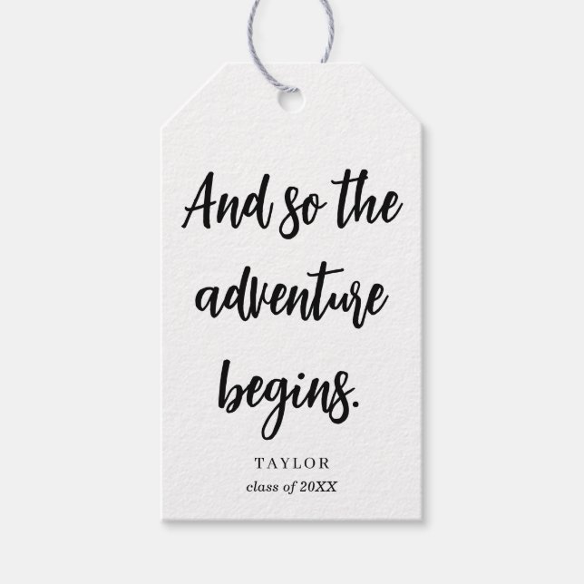 Graduation Centerpiece Grad Party 2026 Decoration  Geschenkanhänger (Vorderseite)