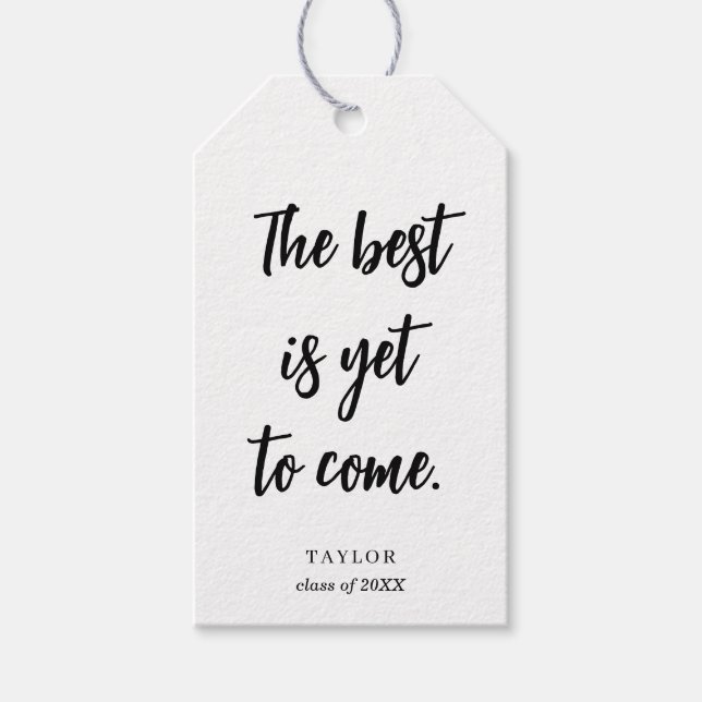 Graduation Centerpiece Grad Party 2026 Decoration  Geschenkanhänger (Vorderseite)