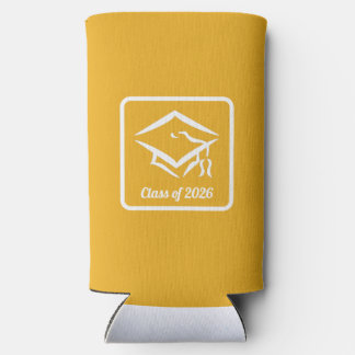 Graduation Class of 20?? GLDWHT Customize Year Selters Dosenkühler