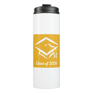 Graduation Class of 20?? GLDWHT Customize Year Thermosbecher