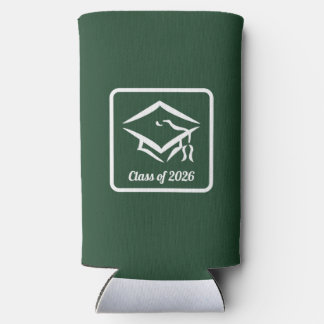 Graduation Class of 20?? PNGRNWHT Customize Year Selters Dosenkühler