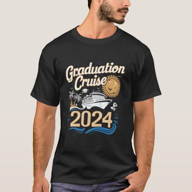 Graduation Cruise 2024 Ocean Adventure T-Shirt (Vorderseite)