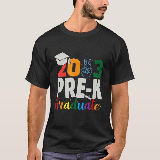 Graduation Day Pre K Graduate Last Day of School 6 T-Shirt (Vorderseite)