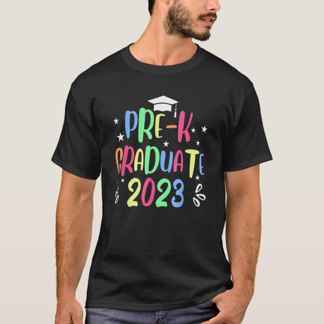 Graduation Day Pre K Graduate Last Day of School 7 T-Shirt (Vorderseite)
