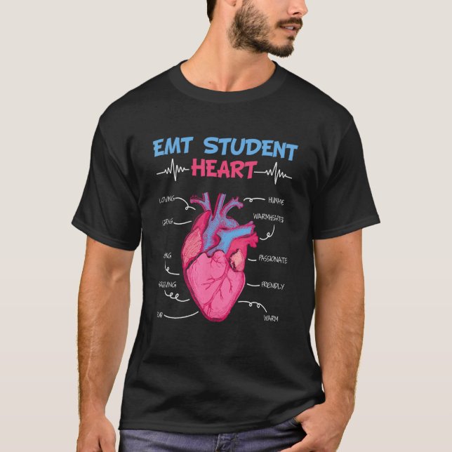 Graduation EMT Student Emergency Medicals T-Shirt (Vorderseite)