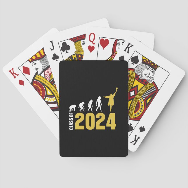 Graduation Gift | Class Of 2024 Spielkarten (Rückseite)
