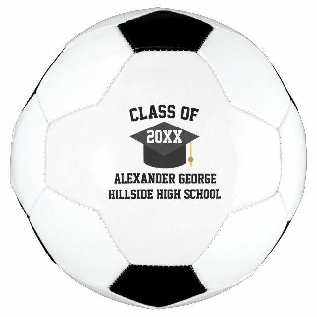 Graduation Graduate Grad Senior Night Class Of  Fußball (Vorderseite)