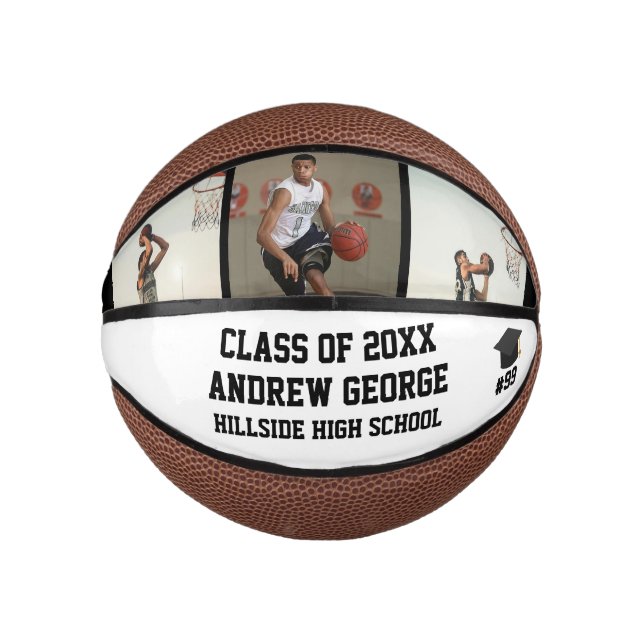 Graduation Graduate Grad Senior Sports Class Of  Mini Basketball (Vorderseite)