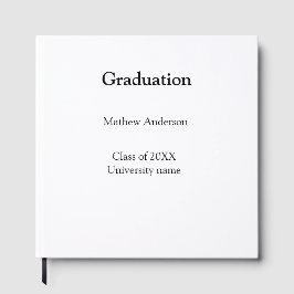 Graduation name class of 20XX university name simp Gästebuch