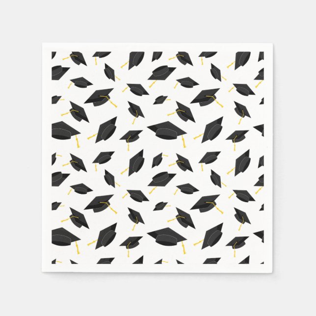 Graduation Paper Napkins Serviette (Vorderseite)