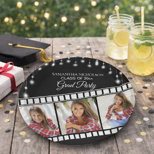 Graduation Party Foto Film Reel Hollywood Star Pappteller