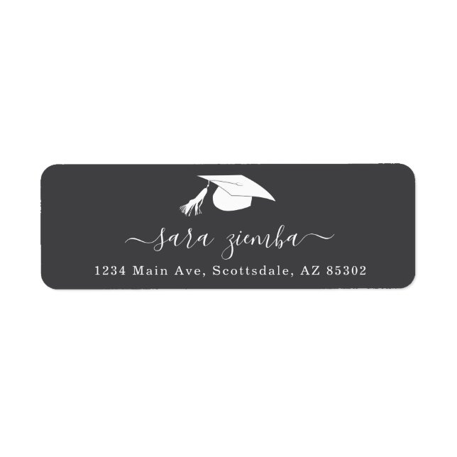Graduation Party Invitation / Announcement Address (Vorne)