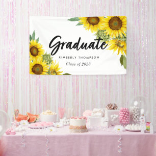 Graduation Party Script Celebration Sonnenblume Banner