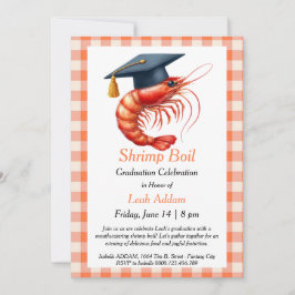 Graduation Party Shrimp Boil Invitation Einladung