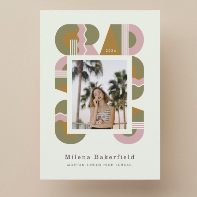 Graduation photo announcement card 2026 invitation einladung (Von Creator hochgeladen)