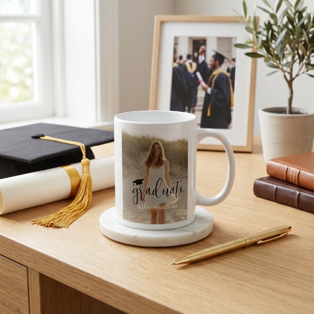 Graduation Photo Mug Personalized - Congratulation Kaffeetasse (Von Creator hochgeladen)