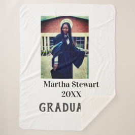 Graduation photo name year class university simple sherpadecke