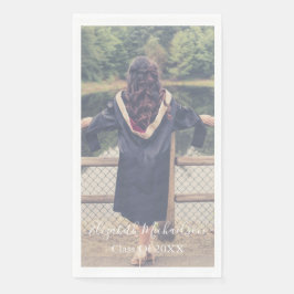 Graduation Photo Serviette