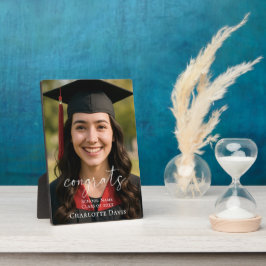 Graduation Photo Sign Celebrate the Graduate Fotoplatte