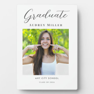 Graduation Plaque With Photo Fotoplatte