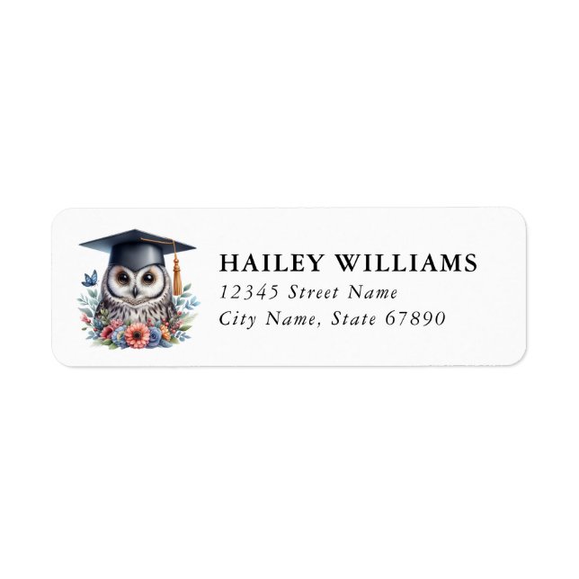Graduation Return Address Labels (Vorne)