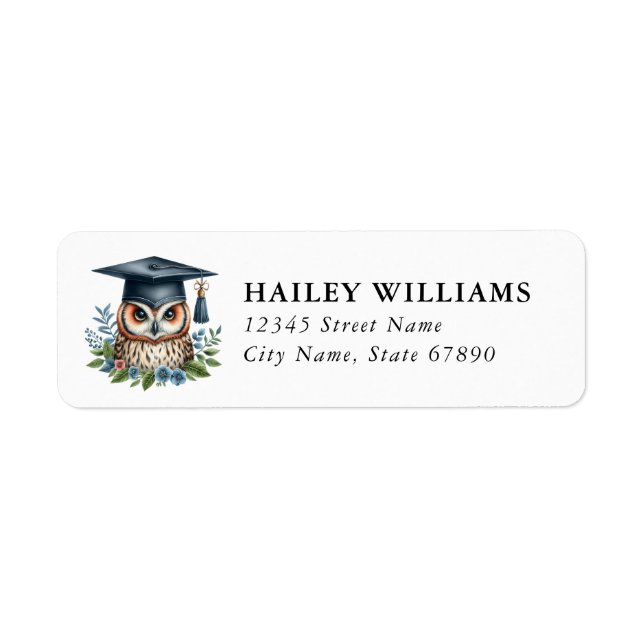 Graduation Return Address Labels (Vorne)
