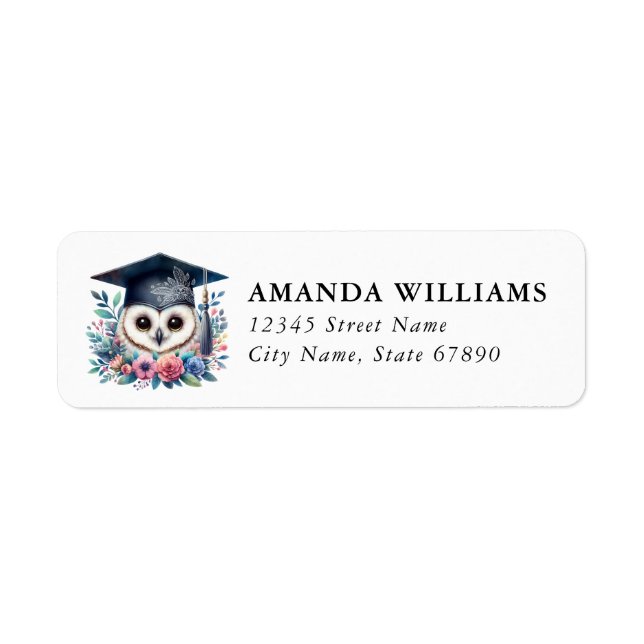 Graduation Return Address Labels (Vorne)