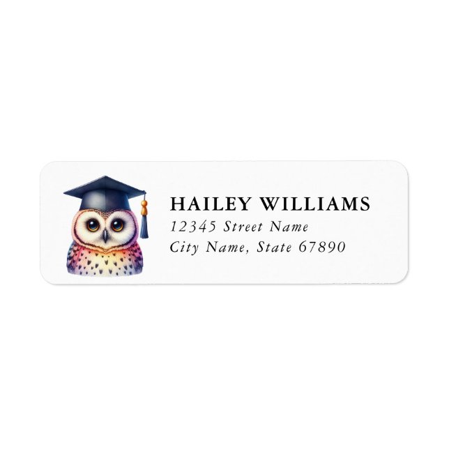 Graduation Return Address Labels (Vorne)