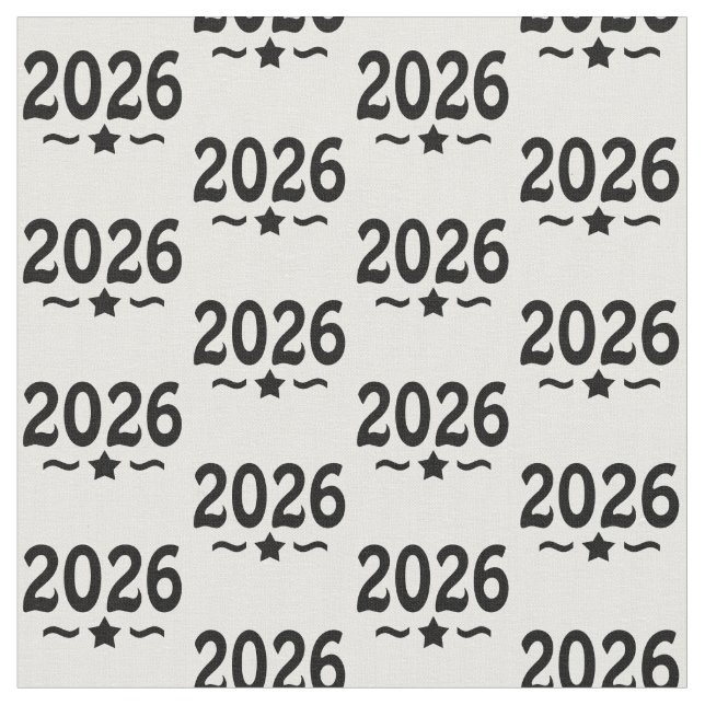 Graduation Star Class of 2026 Grad Stoff (Nahaufnahme)