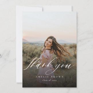 Graduation Thank You Card Einladung