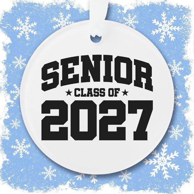 Graduation Year School Pride Senior Class of 2027 Ornament (Von Creator hochgeladen)