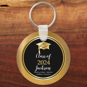 Graduationskappe mit Tassel-Klasse 2024 Schlüssela Schlüsselanhänger