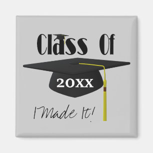 Graduationskappe und Tassel I machte es Niedlich Magnet
